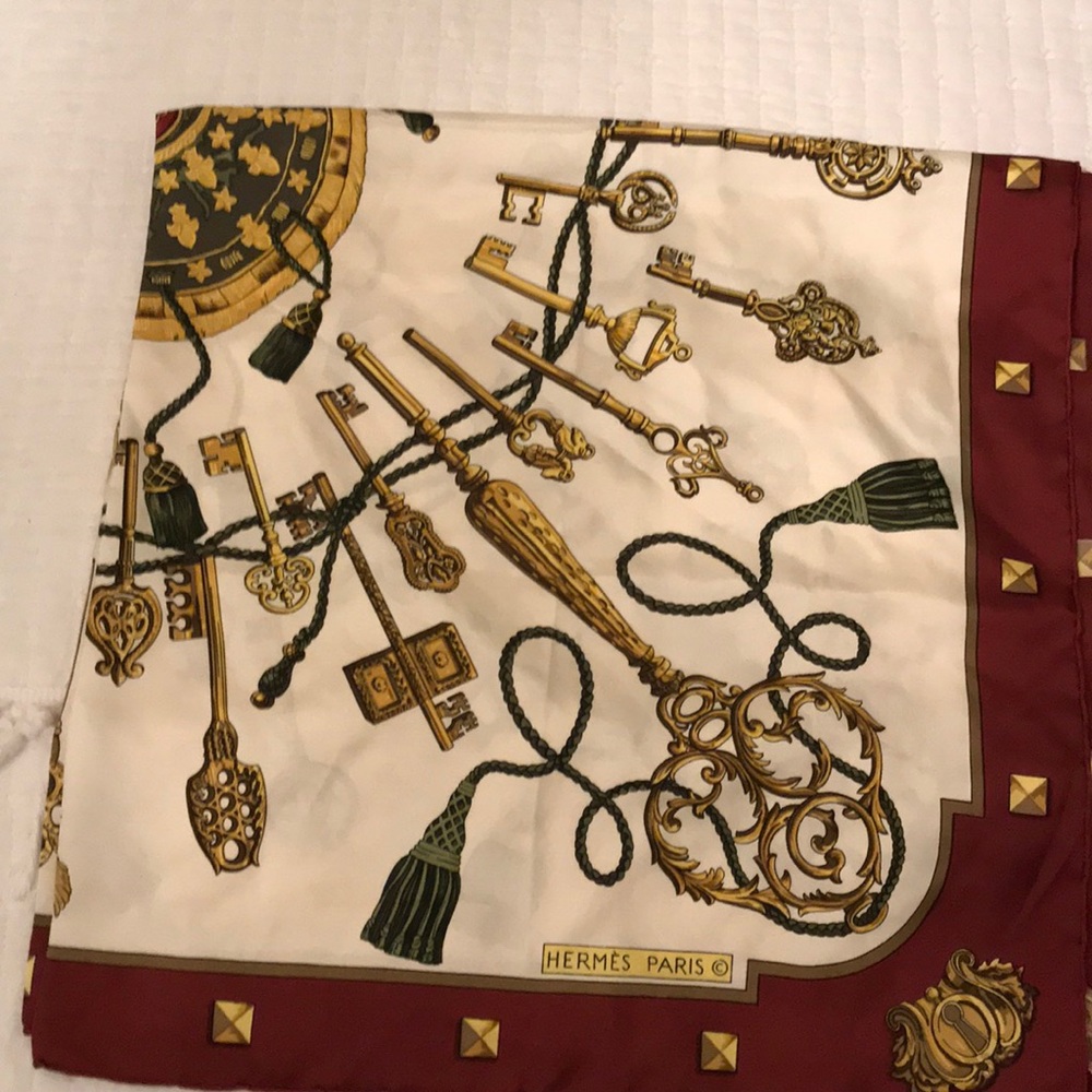 Hermès silk scarf